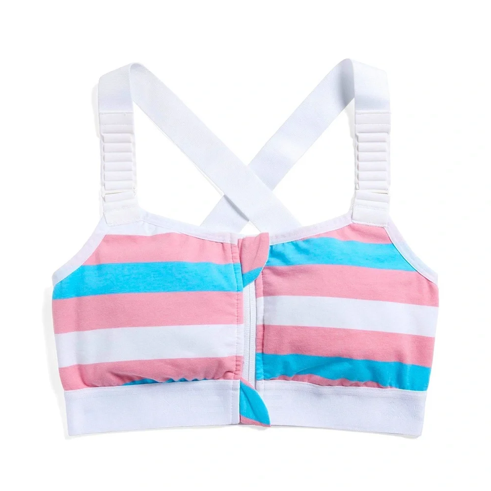 TomboyX Trans Pride Compression Sports Bra - Picture 1 of 9
